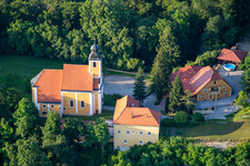Church of Župnijska cerkev sv. Marije Vnebovzete on the Vurberg in Duplek in the state Slovenia, Slovenia