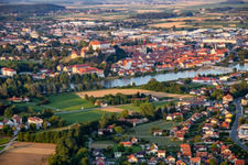 Old town from the northwest in Ptuj in the state Slovenia, Slovenia