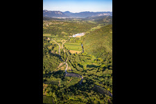 Vipava Valley from the west in Ajdovščina in the state Slovenia, Slovenia