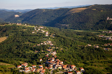 Nova Gorica in the state Slovenia, Slovenia from above