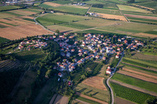 Aerial view of Ajdovščina in the state Slovenia, Slovenia