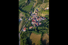 Oblique view of Ajdovščina in the state Slovenia, Slovenia