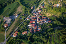 Ajdovščina in the state Slovenia, Slovenia from above