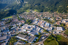 Ajdovščina in the state Slovenia, Slovenia out of the air