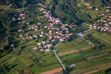 Nova Gorica in the state Slovenia, Slovenia from the plane