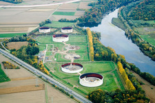 Mineral oil - tank of Wintershall in conversion in Jockgrim in the state Rhineland-Palatinate