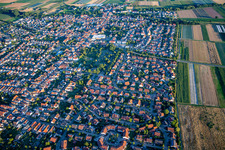 From the north in Offenbach an der Queich in the state Rhineland-Palatinate, Germany