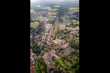 Terminal station in Wissembourg in the state Bas-Rhin, France