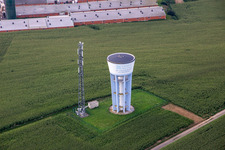 Water tower in Wintzenbach in the state Bas-Rhin, France