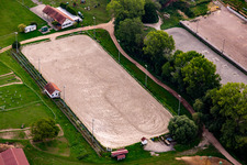 Aerial photograpy of Harras de la Née in Mothern in the state Bas-Rhin, France