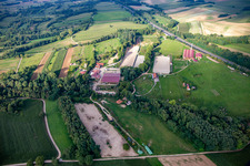 Harras de la Née in Mothern in the state Bas-Rhin, France from the plane