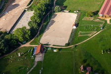 Drone image of Harras de la Née in Mothern in the state Bas-Rhin, France
