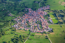 From the south in the district Büchelberg in Wörth am Rhein in the state Rhineland-Palatinate, Germany