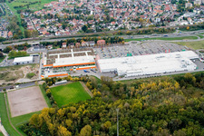 Maximilansau, Maximilian Center in the district Maximiliansau in Wörth am Rhein in the state Rhineland-Palatinate, Germany