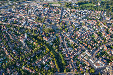 Rose Garden City Park in Kehl in the state Baden-Wuerttemberg, Germany