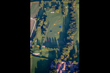 Aerial photograpy of Golf Club Strasbourg in Illkirch-Graffenstaden in the state Bas-Rhin, France