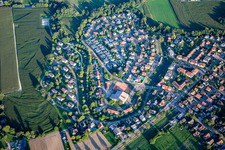 Rue de l'Étang in Plobsheim in the state Bas-Rhin, France