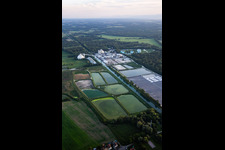 Aerial view of Sucrerie d'ERSTEIN / Cristal Union in Erstein in the state Bas-Rhin, France