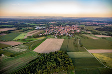 From the east in Rossfeld in the state Bas-Rhin, France