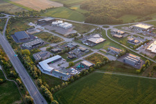 Industrial park with TOUT MATERIAUX GOXWILLER and SRJ Automobile in Goxwiller in the state Bas-Rhin, France