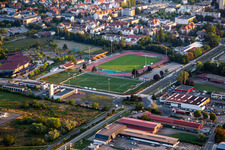 Terrain de football synthetic in Obernai in the state Bas-Rhin, France
