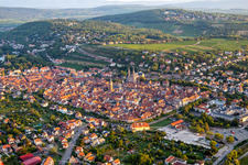 From the southeast in Obernai in the state Bas-Rhin, France