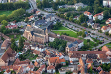 Église des Jésuites and Chapelle Notre-Dame de Molsheim at Jesuit Park in Molsheim in the state Bas-Rhin, France