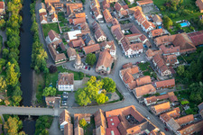 Aerial photograpy of Audéou Park in Avolsheim in the state Bas-Rhin, France
