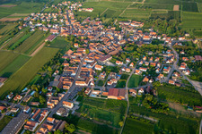 Aerial photograpy of Dahlenheim in the state Bas-Rhin, France