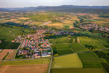 Aerial photograpy of Scharrachbergheim-Irmstett in the state Bas-Rhin, France