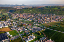 From the southeast in Marlenheim in the state Bas-Rhin, France