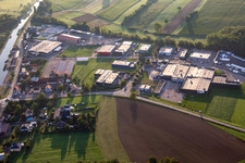 Commercial area in Hochfelden in the state Bas-Rhin, France
