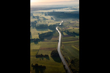Canal de la Marne au Rhin in Schwindratzheim in the state Bas-Rhin, France