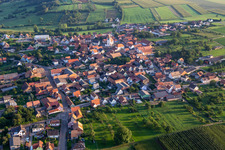 Church of Saint Hilaire in Minversheim in the state Bas-Rhin, France