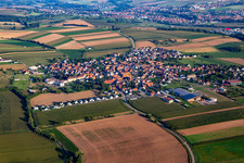 From the southeast in Dauendorf in the state Bas-Rhin, France