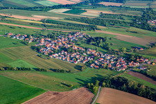 From the southeast in Hegeney in the state Bas-Rhin, France
