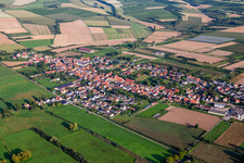 Schweighofen in the state Rhineland-Palatinate, Germany seen from above