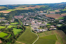 From the north in Meisenheim in the state Rhineland-Palatinate, Germany