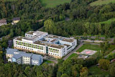 Aerial view of Glantal Health Center in Meisenheim in the state Rhineland-Palatinate, Germany