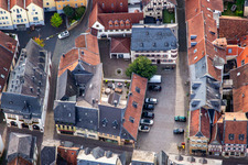 Marktgasse and Mohren-Apotheke in Meisenheim in the state Rhineland-Palatinate, Germany