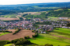 Aerial photograpy of From the southeast in Waldböckelheim in the state Rhineland-Palatinate, Germany