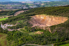 Quarry Traisen with Trapobet Transportbeton GmbH Kaiserslautern KG in Traisen in the state Rhineland-Palatinate, Germany