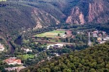 Salinental Stadium and Salinental Bad Kreuznach - Open-air inhalation hall in Bad Kreuznach in the state Rhineland-Palatinate, Germany