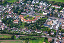 Rondell residential complex on Rüdesheimer Straße in Bad Kreuznach in the state Rhineland-Palatinate, Germany