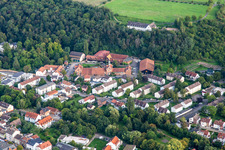 Museum Römerhalle at the castle park in Bad Kreuznach in the state Rhineland-Palatinate, Germany