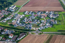 New development area Burgunderstr in Rüdesheim in the state Rhineland-Palatinate, Germany