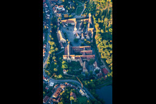 Monastery Maulbronn in Maulbronn in the state Baden-Wuerttemberg, Germany from above