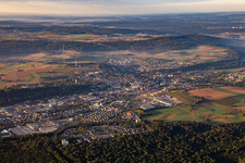 From the north in Mühlacker in the state Baden-Wuerttemberg, Germany