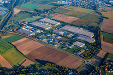 Techtronic Industries (TTI) and DACHSER SE Warehouse in the Otto-Hahn-Straße industrial area in the district Kleinglattbach in Vaihingen an der Enz in the state Baden-Wuerttemberg, Germany
