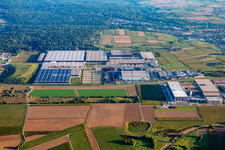 Porsche Plant 16, Porsche Logistics Center and Breuninger Logistics Sachsenheim in Sachsenheim in the state Baden-Wuerttemberg, Germany